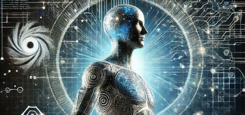 یک تصویر انتضاعی از هوش مصنوعی Chatgpt
